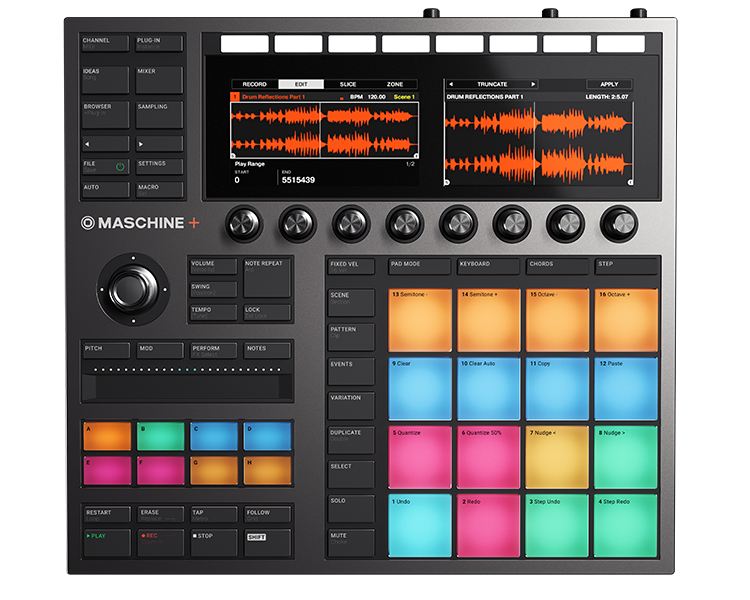Native Instruments MASCHINE PLUS Standalone Production & Performance Groovebox
