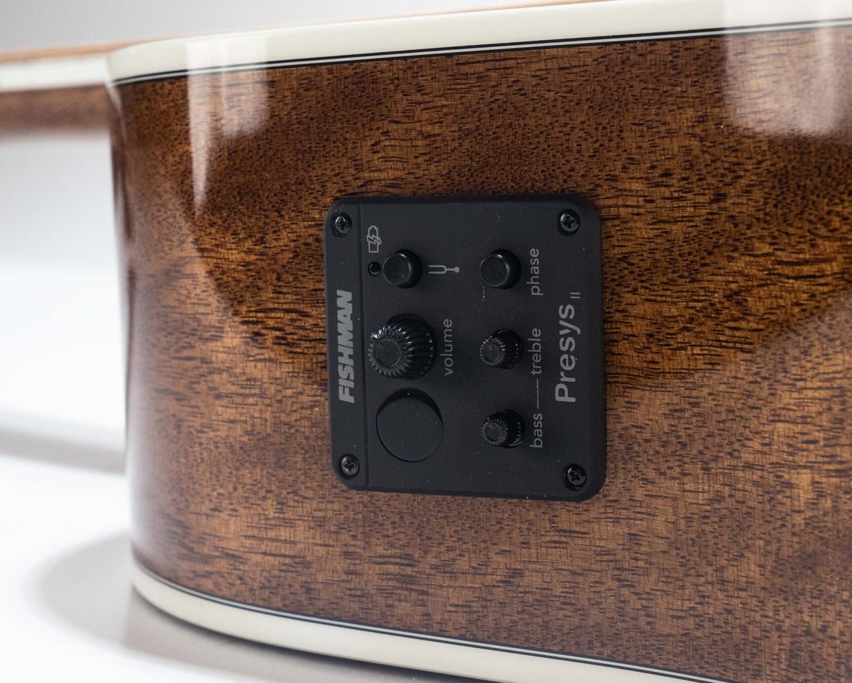 Hagstrom Mora Dreadnaught CE Western Guitar (Mahogni)