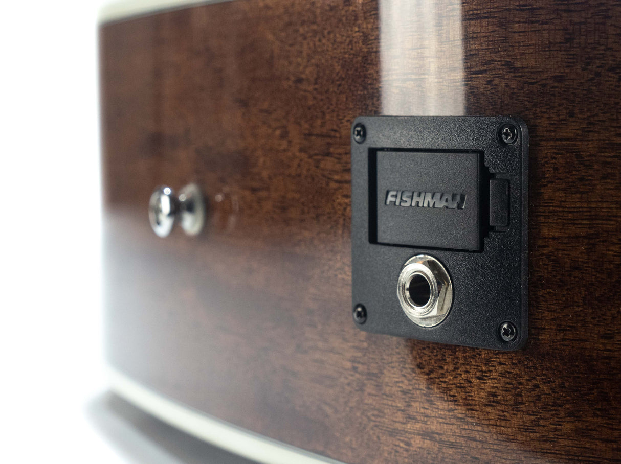 Hagstrom Mora Dreadnaught CE Western Guitar (Mahogni)