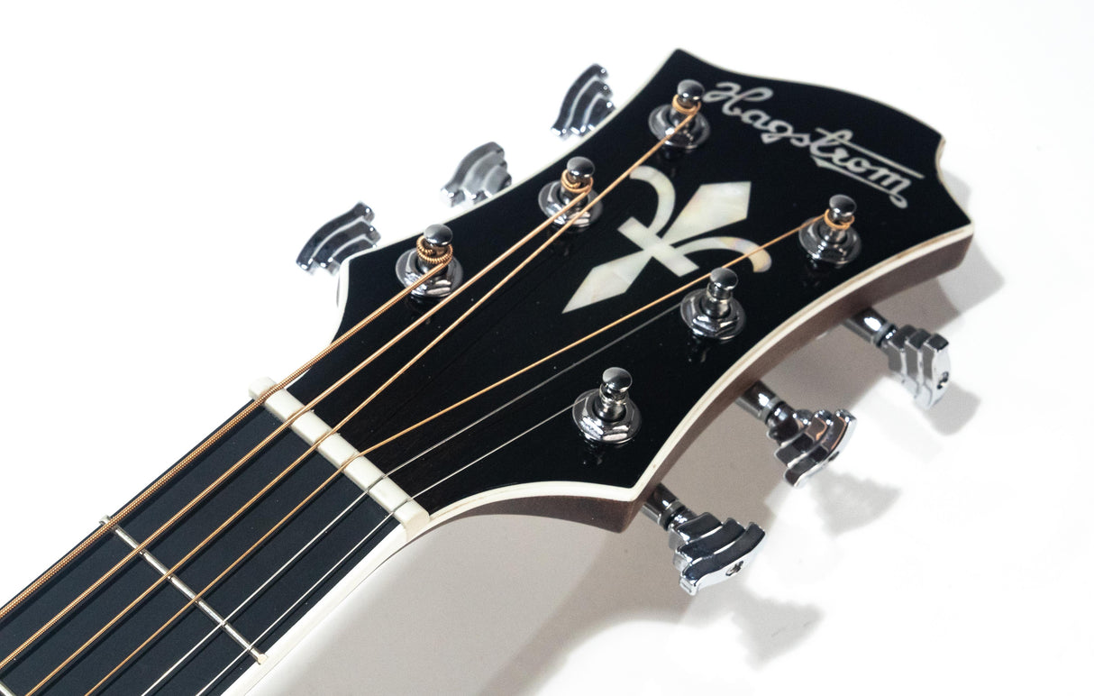 Hagstrom Mora Dreadnaught CE Western Guitar (Mahogni)