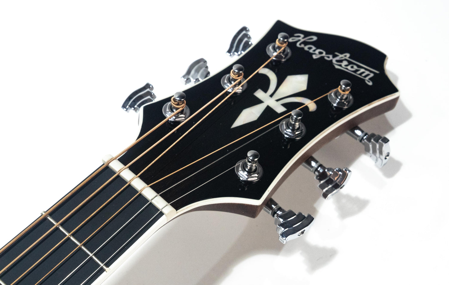 Hagstrom Mora Dreadnaught CE Western Guitar (Mahogni)