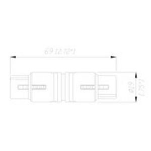 Neutrik Adapter Stik XLR Hun til XLR Hun