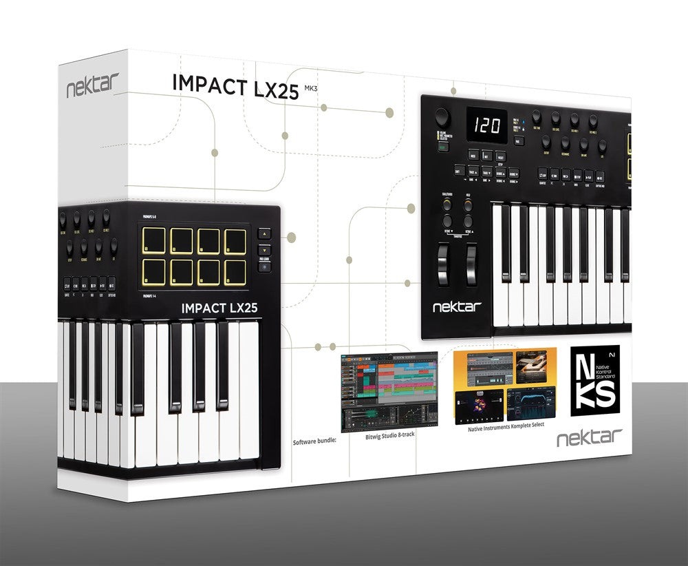 Nektar Impact LX25mk3 MIDI keyboard