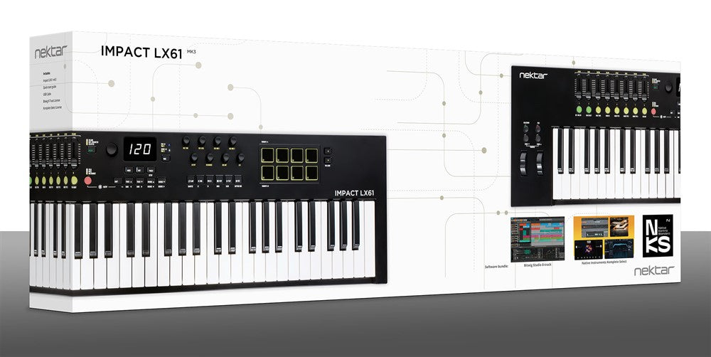 Nektar Impact LX61mk3 MIDI keyboard