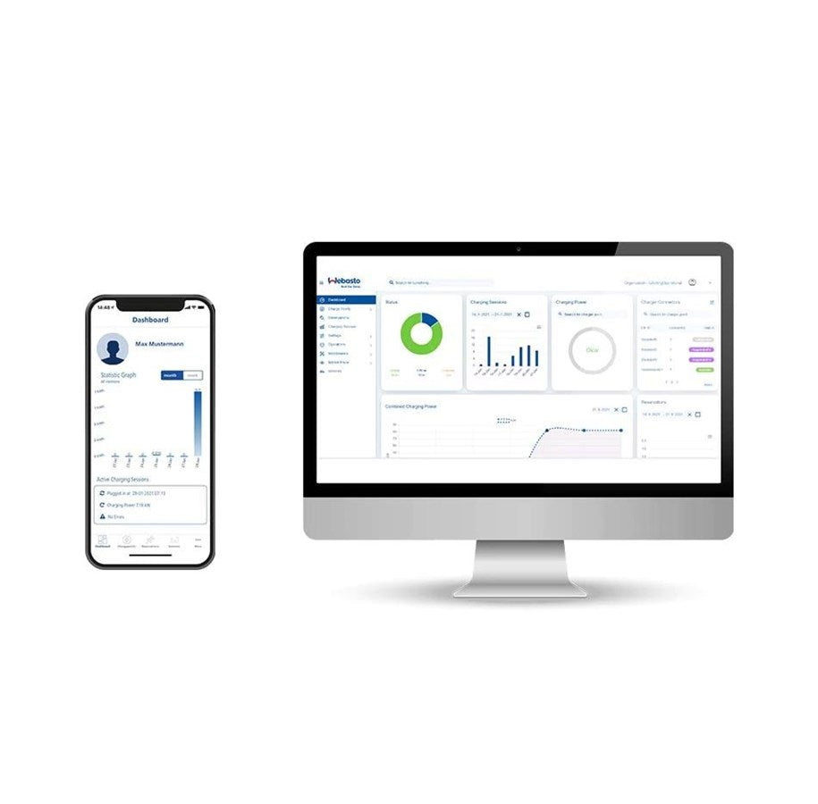 Webasto NEXT Ladeboks 22 kW Type 2 Inkl. WiFi, Måler + App (4,5m)