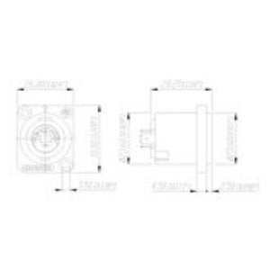 Neutrik NL4MP Chassis Stik