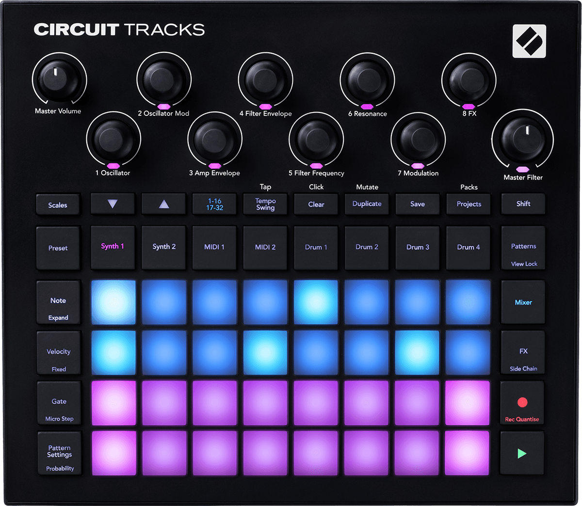 Novation Circuit Tracks Trommemaskine