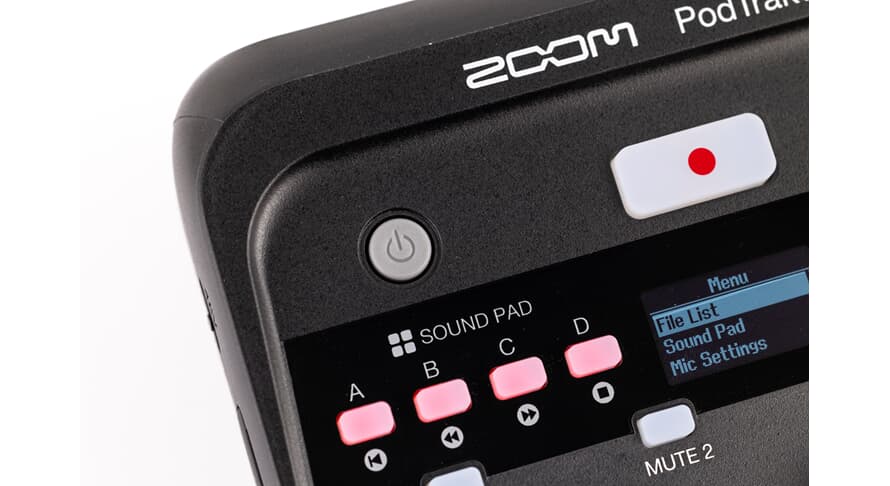 Zoom P4 PodTrak P4next Podcast Recorder