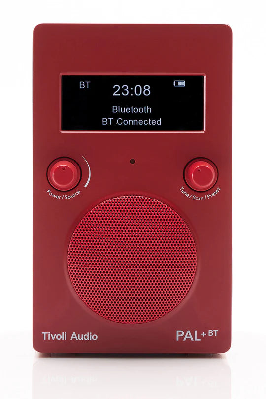 Tivoli Audio PAL+BT DAB+/Bluetooth Højtaler (Rød) NEW