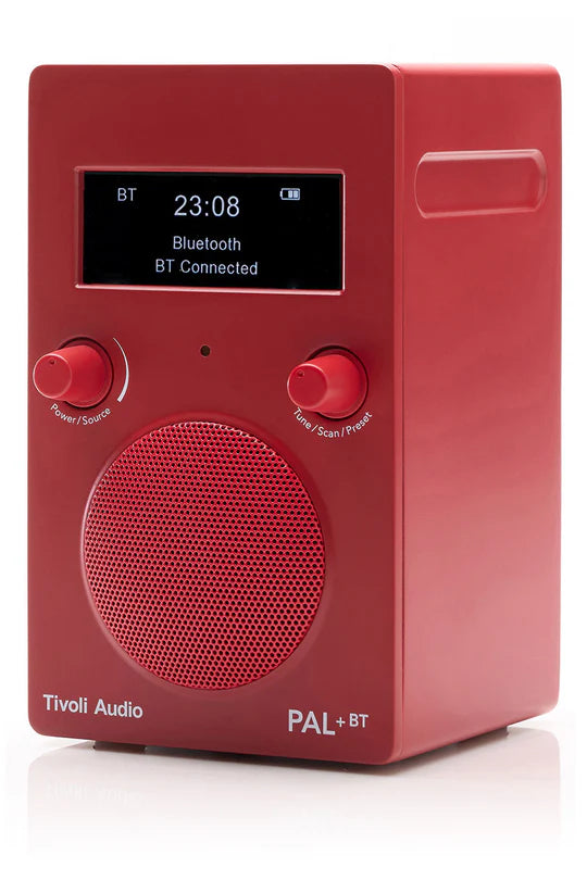 Tivoli Audio PAL+BT DAB+/Bluetooth Højtaler (Rød) NEW