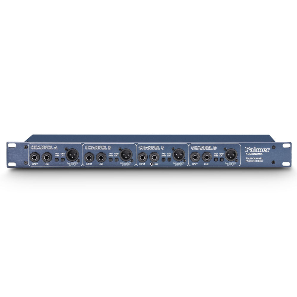 Palmer PAN 03 PASS - 19" DI-boks, 4-kanals, passiv