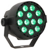LED Spot Multicolor m. fjernbetjening(12x3W)