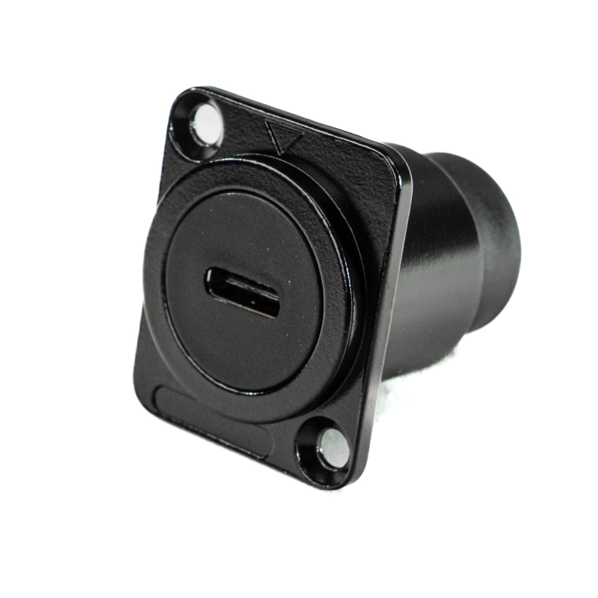 Perfex USB-C til USB-C Chassis Stik (Sort)