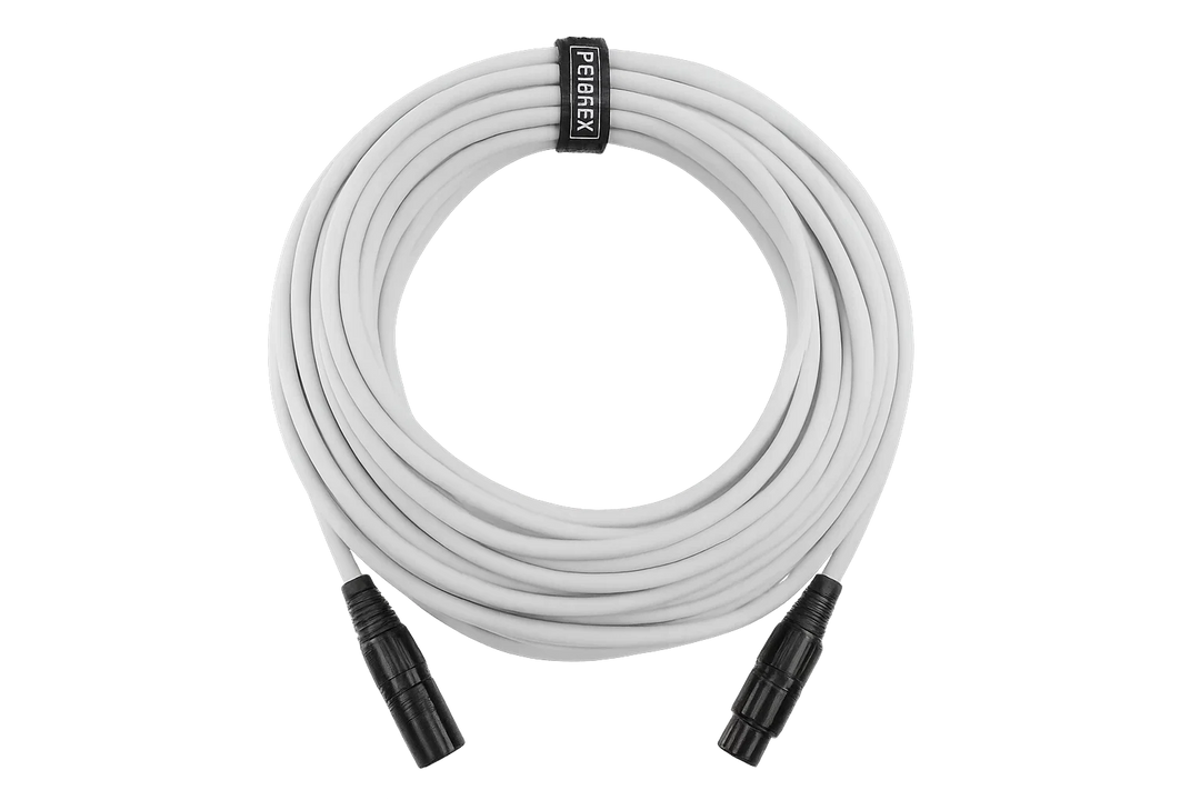 Perfex DMX Kabel 3-Pin (10m - Hvid)
