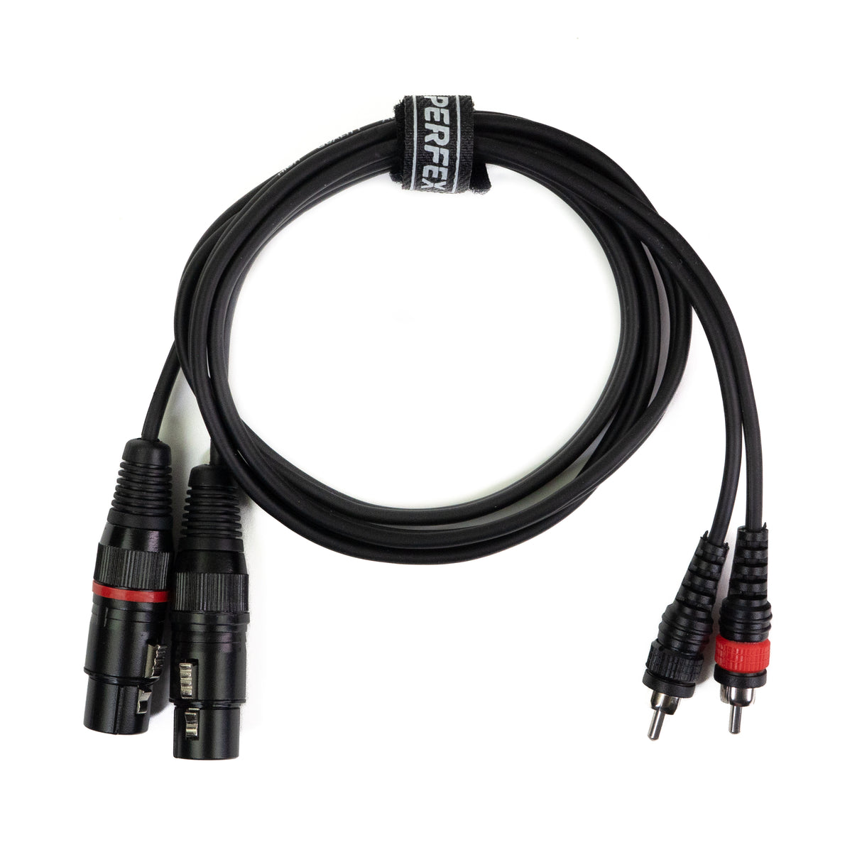 Perfex XLR Hun til Phono RCA Kabel (1,3m)