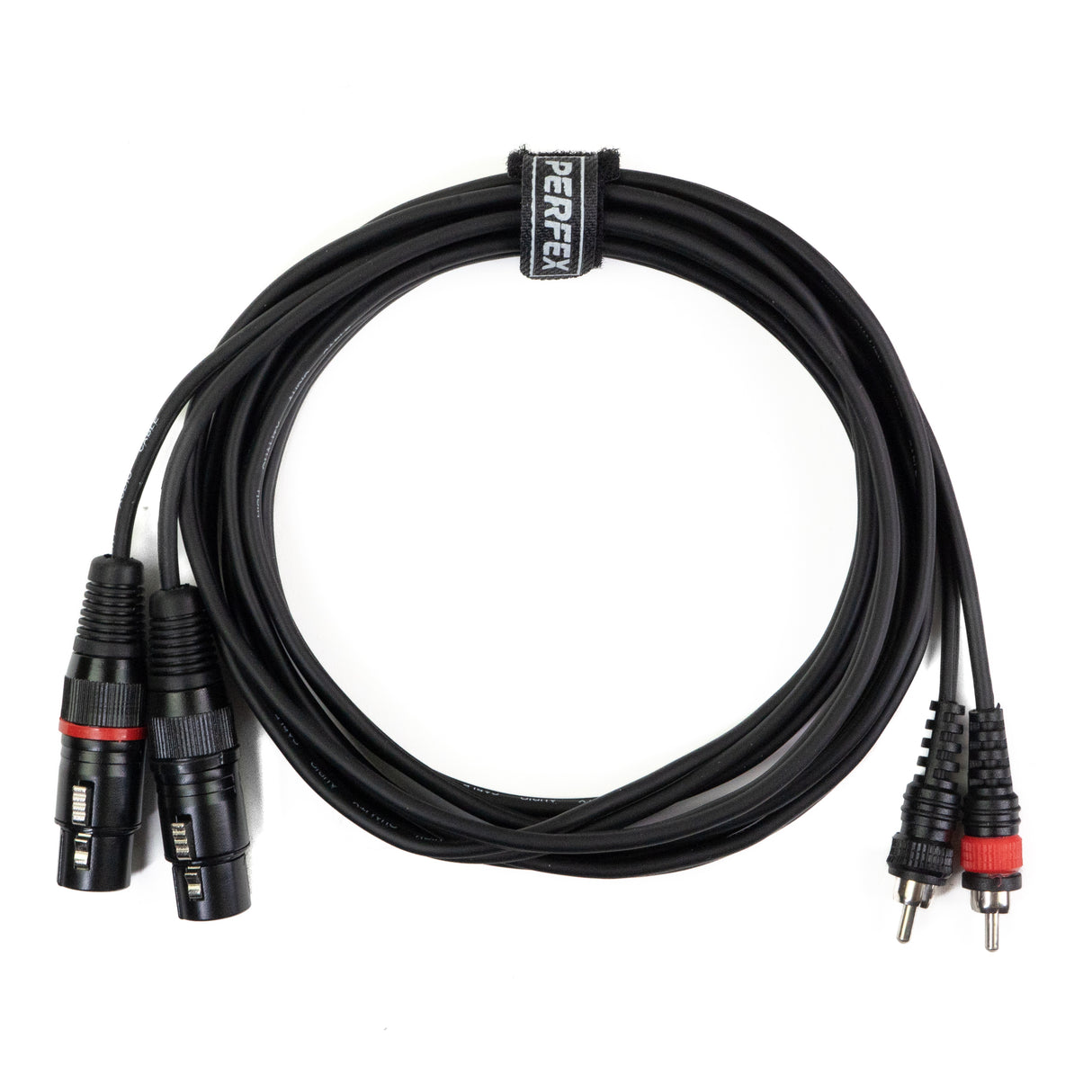 Perfex XLR Hun til Phono RCA Kabel (3m)