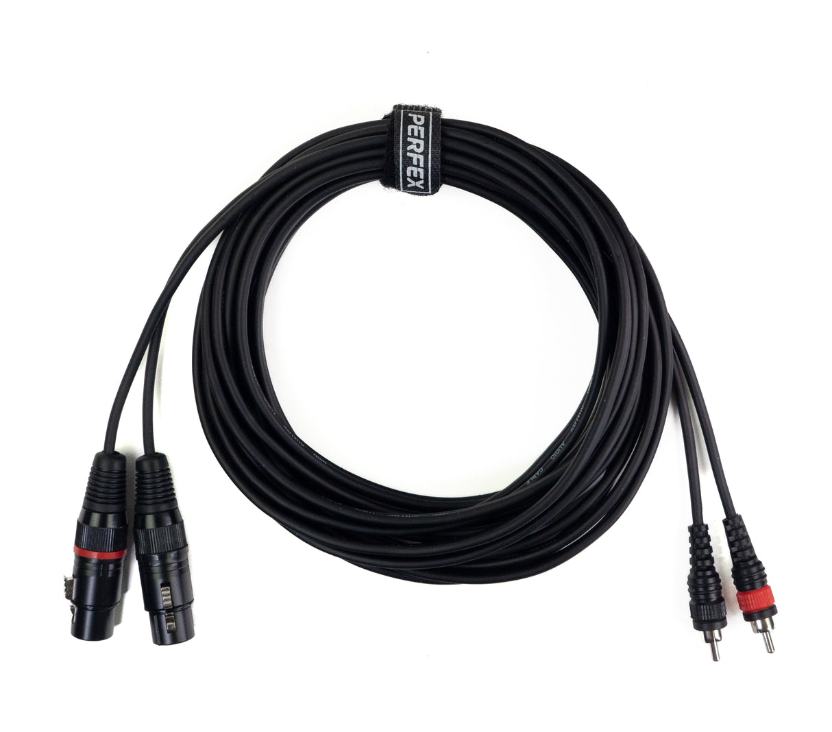 Perfex XLR Hun til Phono RCA Kabel (6m)