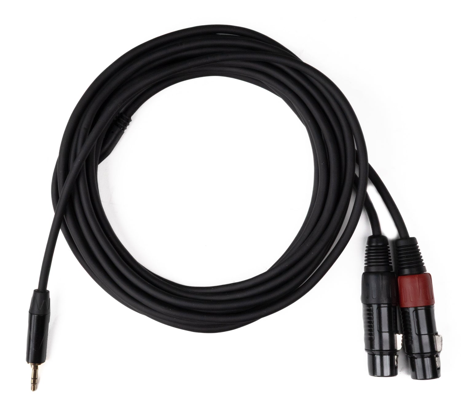 MINIJACK 3,5mm TRS Han til 2x XLR Hun (6m)