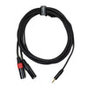 Perfex 2x XLR Han til 3,5mm Minijack Kabel (6m)