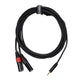 Perfex 2x XLR Han til 3,5mm Minijack Kabel (6m)