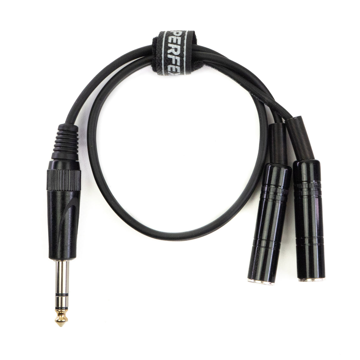 Perfex 6,3mm Hovedtelefon Splitter Kabel (0,5m)