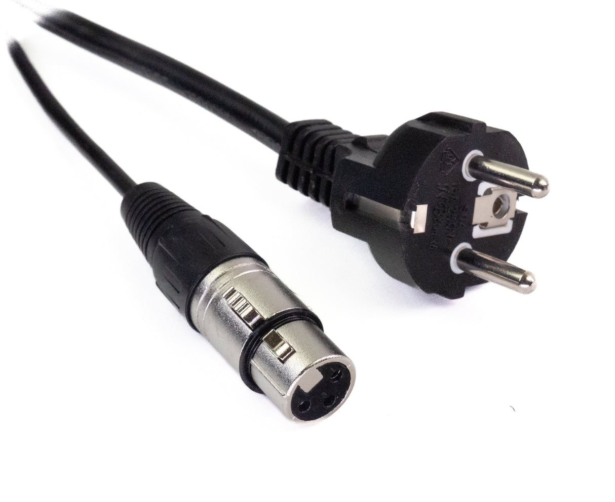 Perfex XLR & IEC Strøm Kabel (Lyd, 10m)