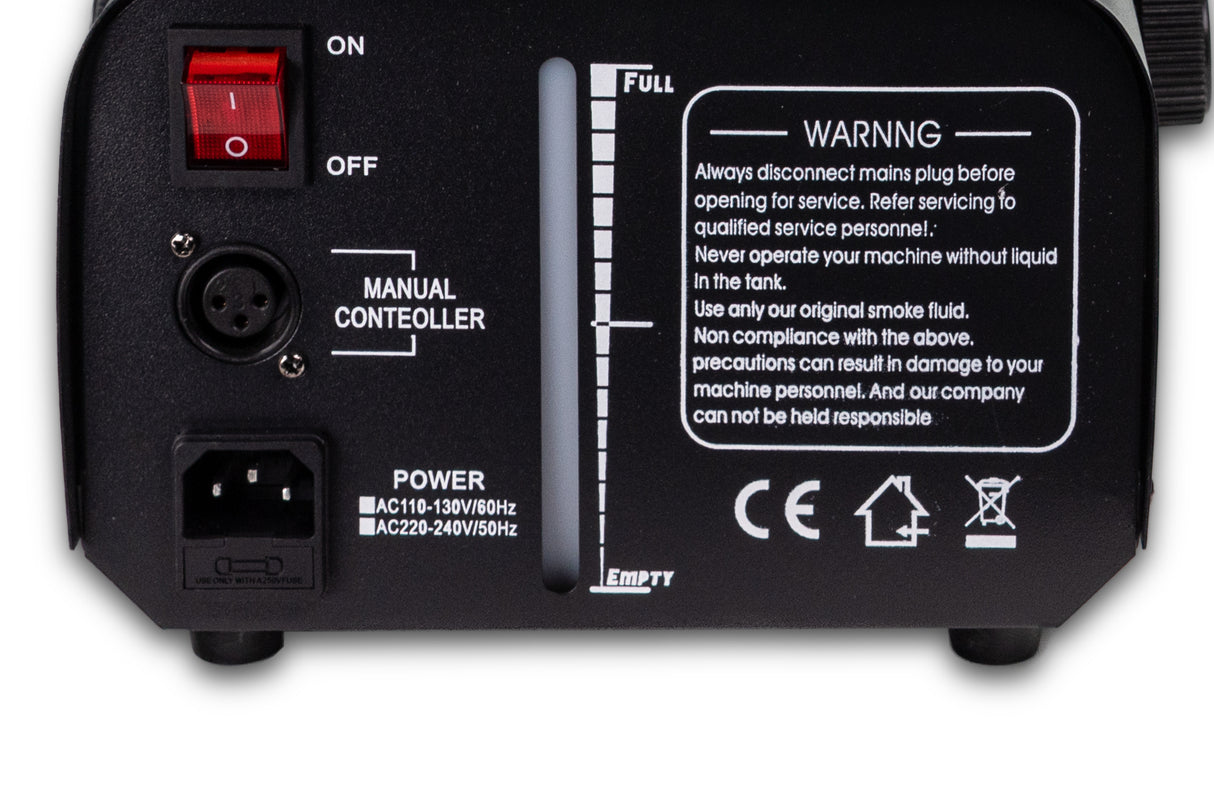 Marconi 1200W 6 LED Røgmaskine
