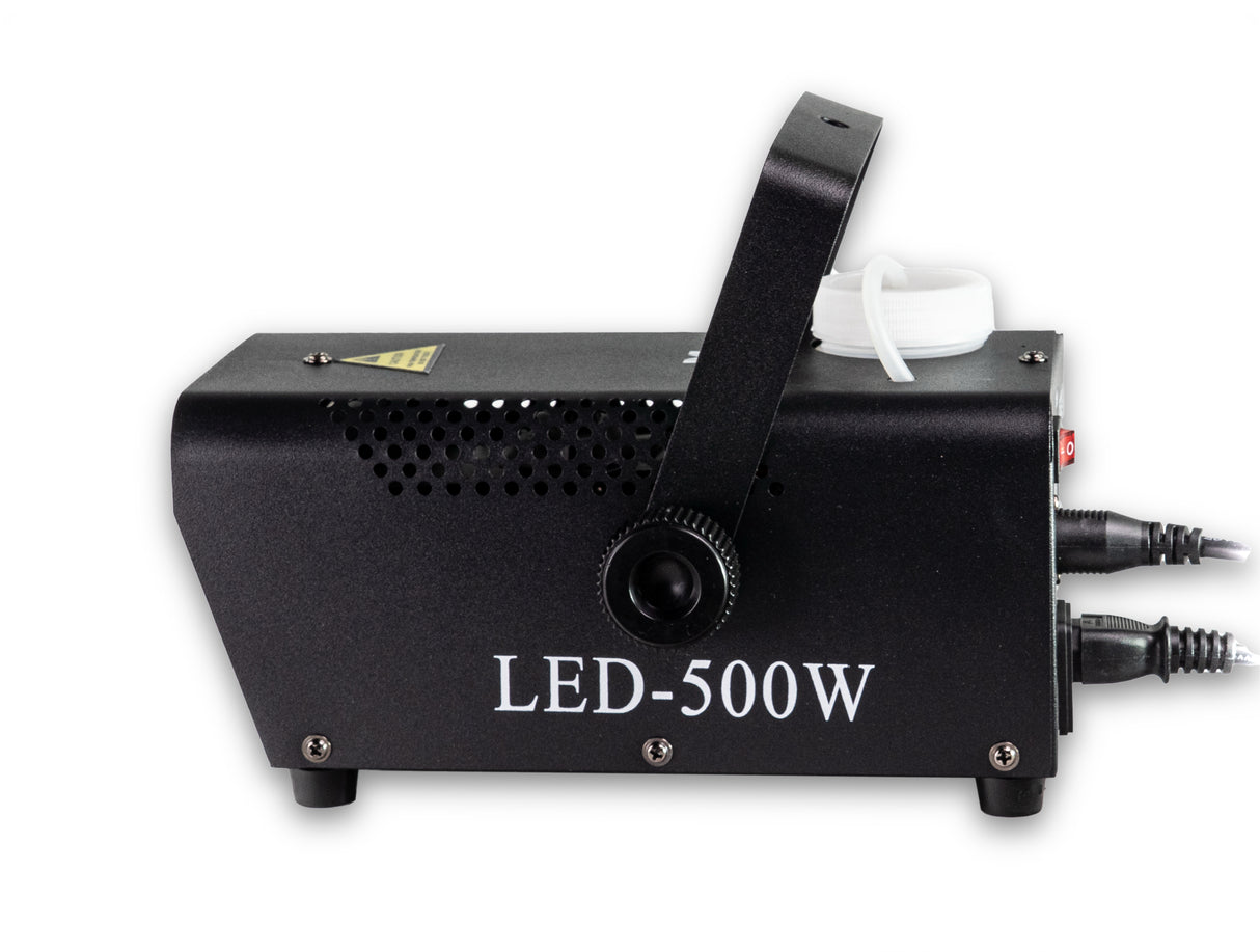 Marconi Full RGB Røgmaskine (500 W, Sort) Bundle