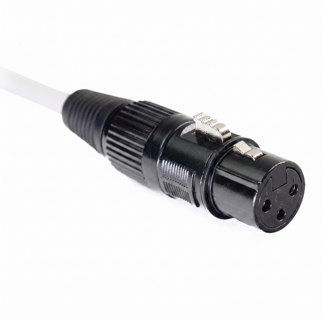 Perfex DMX Kabel 3-Pin (1m - Hvid)