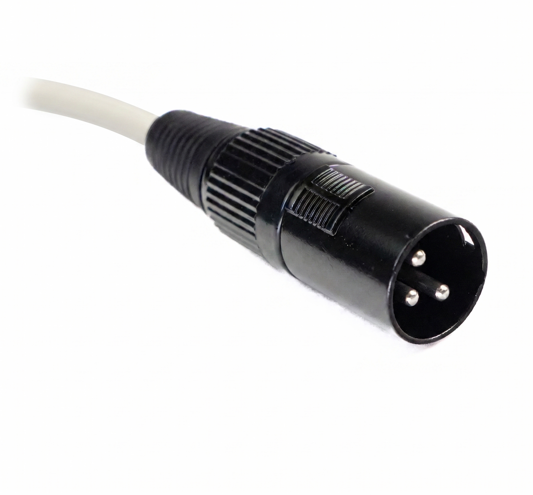 Perfex DMX Kabel 3-Pin (0,5m - Hvid)