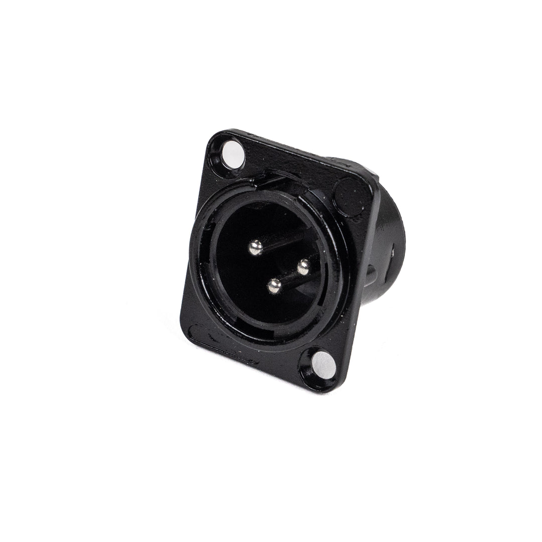 Perfex XLR Han Chassis Stik (Sort)
