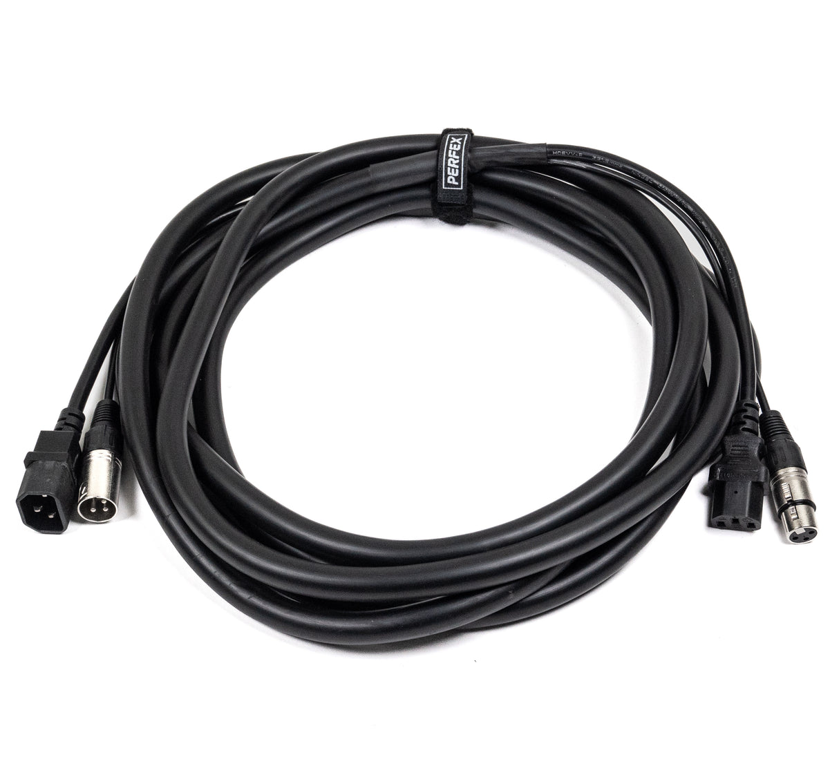 Perfex IEC & XLR Multikabel (DMX, 5m)