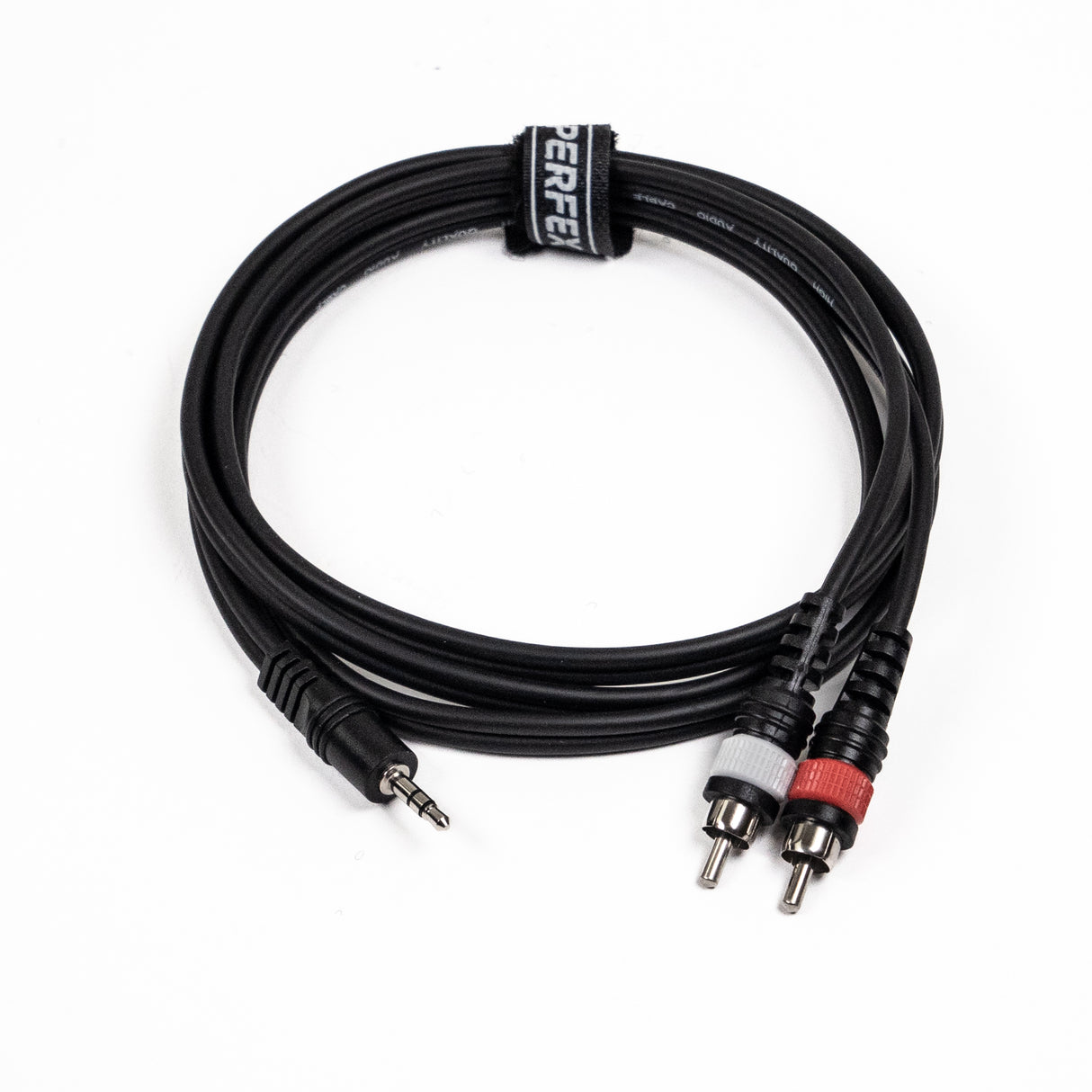 Perfex Minijack til 2 x RCA Phono Adapterkabel (1,5m)