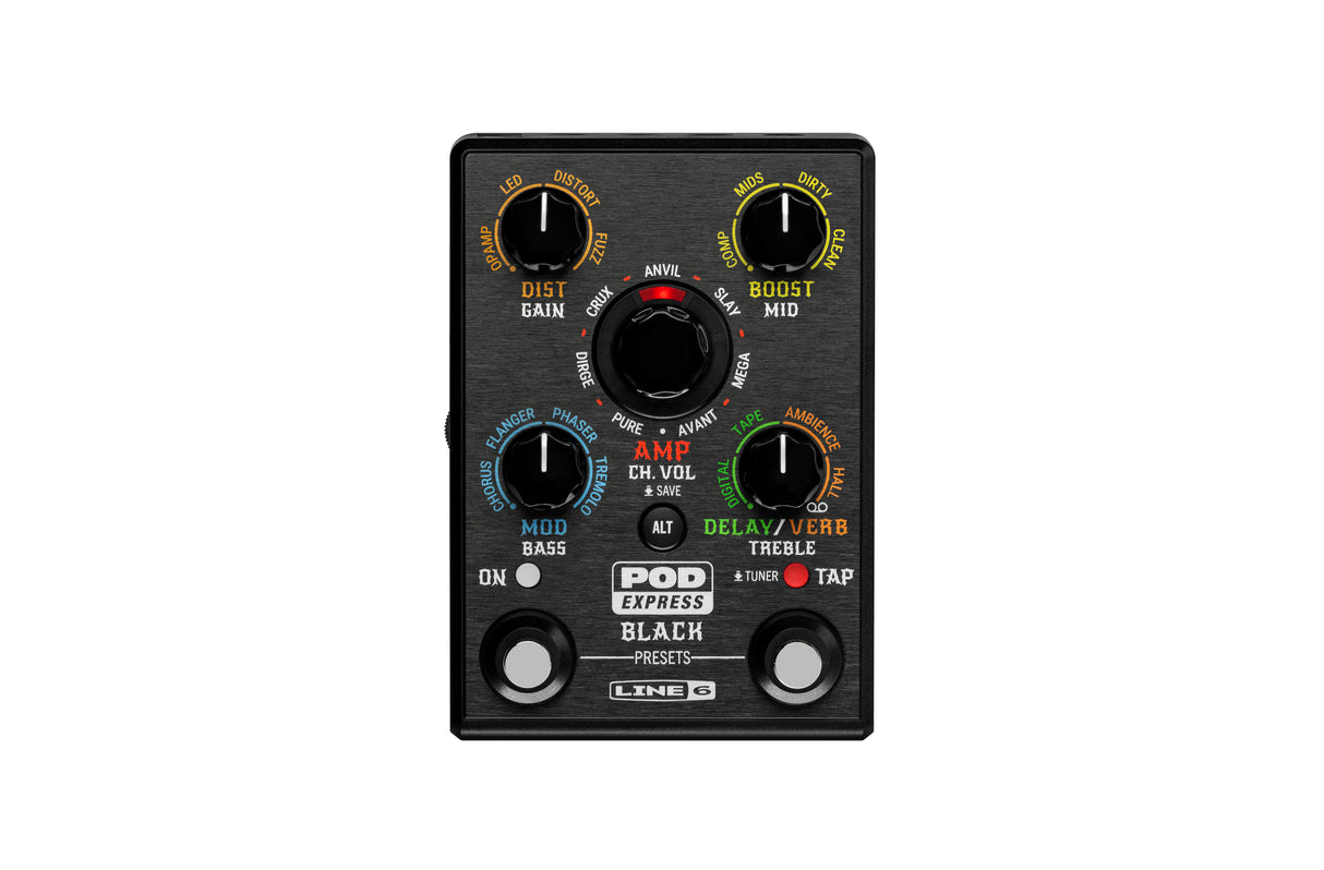 Line6 Pod Express Black Guitar Multieffekt