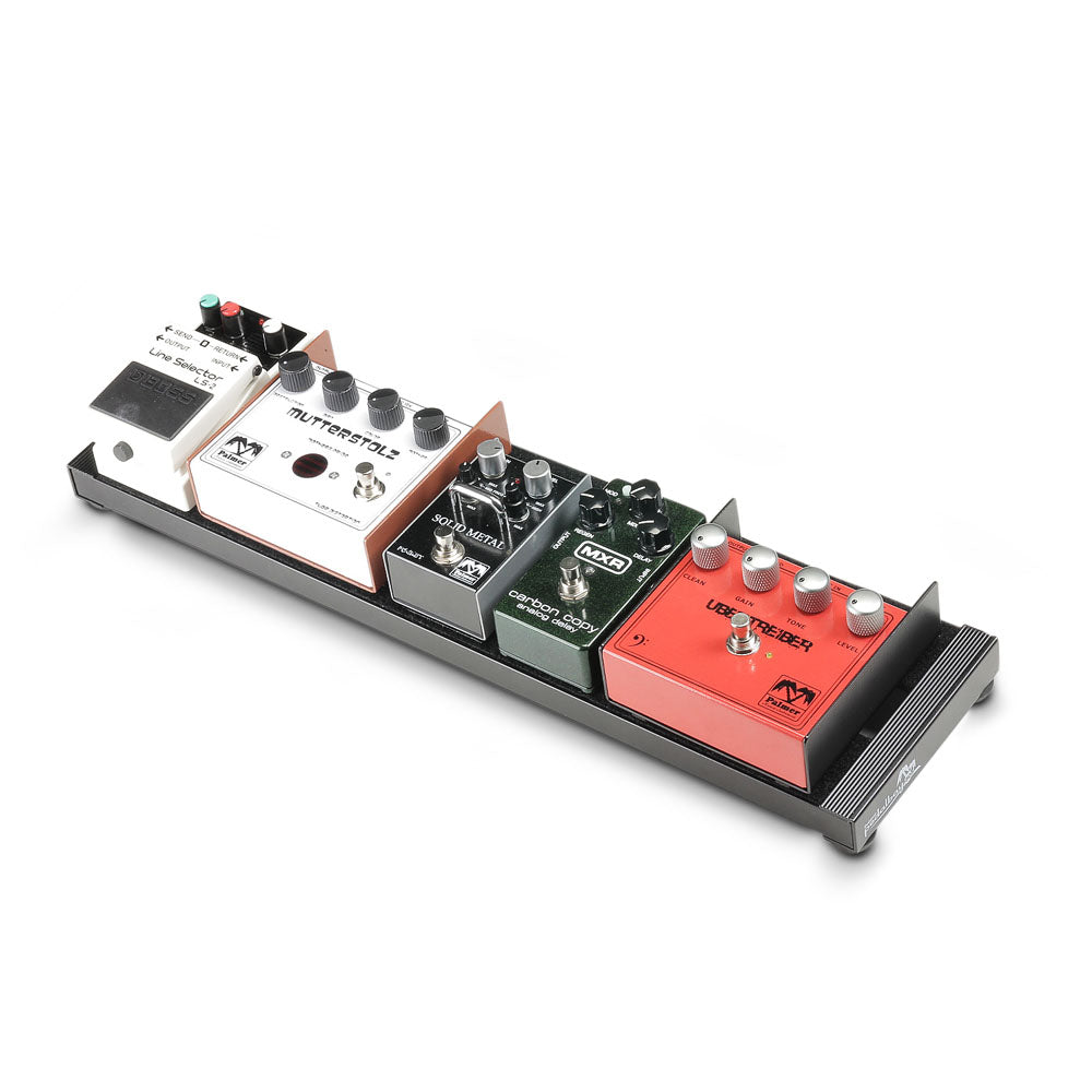 Palmer PEDALBAY® 50 S - Letvægts kompakt pedalboard med beskyttende softcase, 50 cm