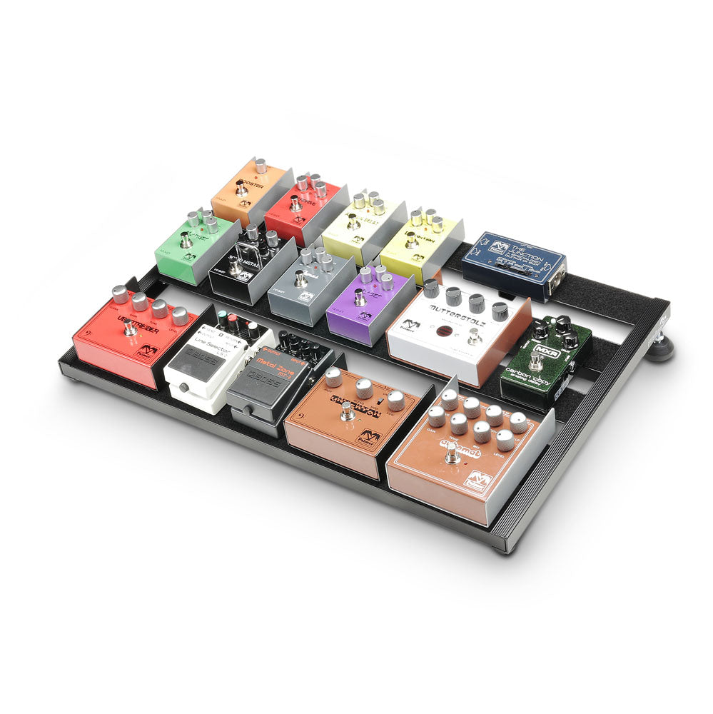 Palmer PEDALBAY® 60 L - Letvægts, justerbart pedalboard med beskyttende softcase, 60 cm