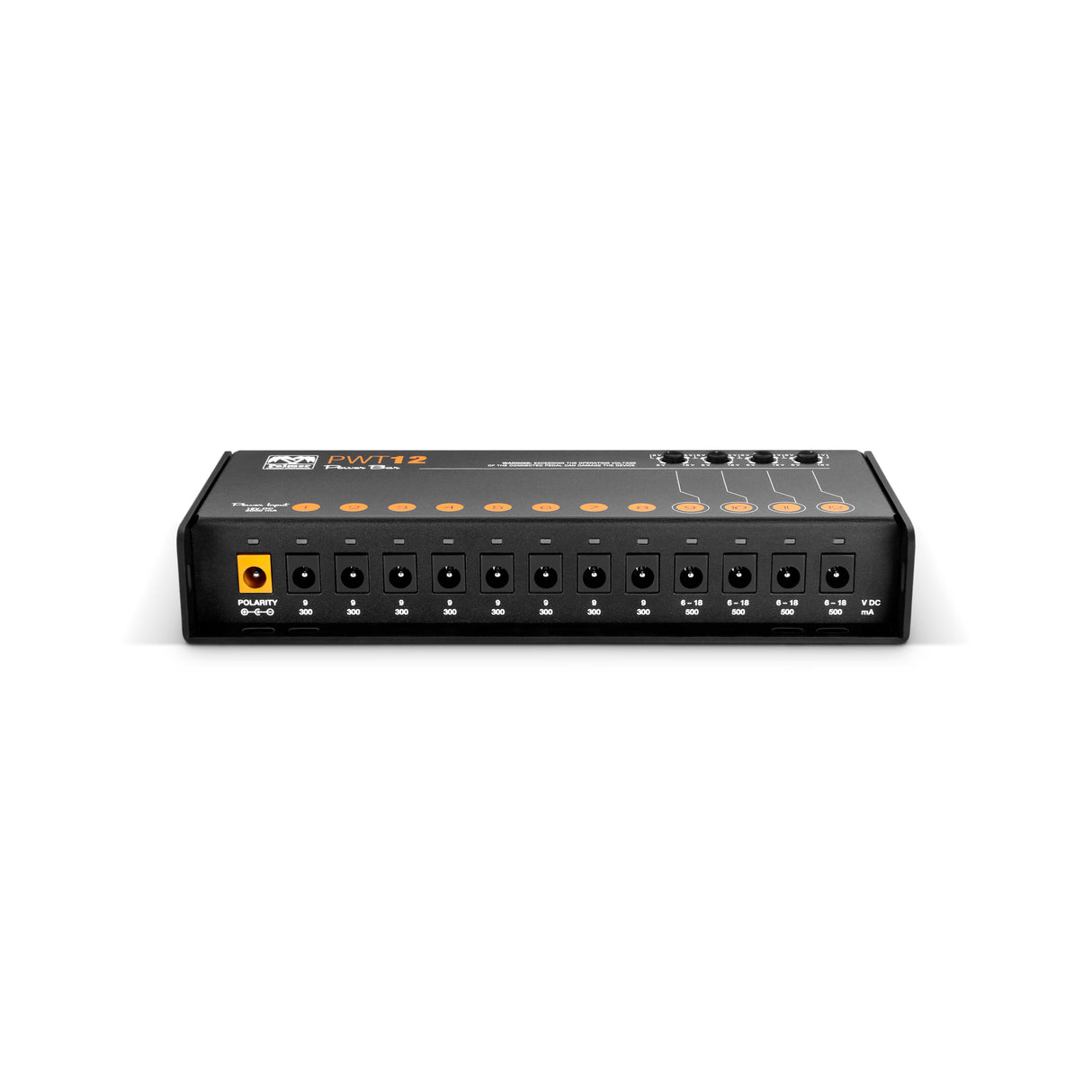 Palmer PWT 12 MK 2 – Universal strømforsyning til pedalboard med 12 udgange