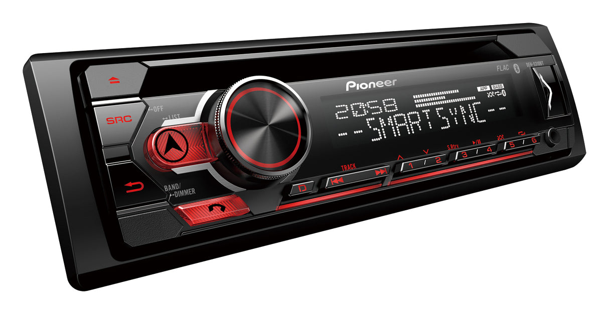 Pioneer DEH-S320BT 1-DIN Bilstereo m. Bluetooth