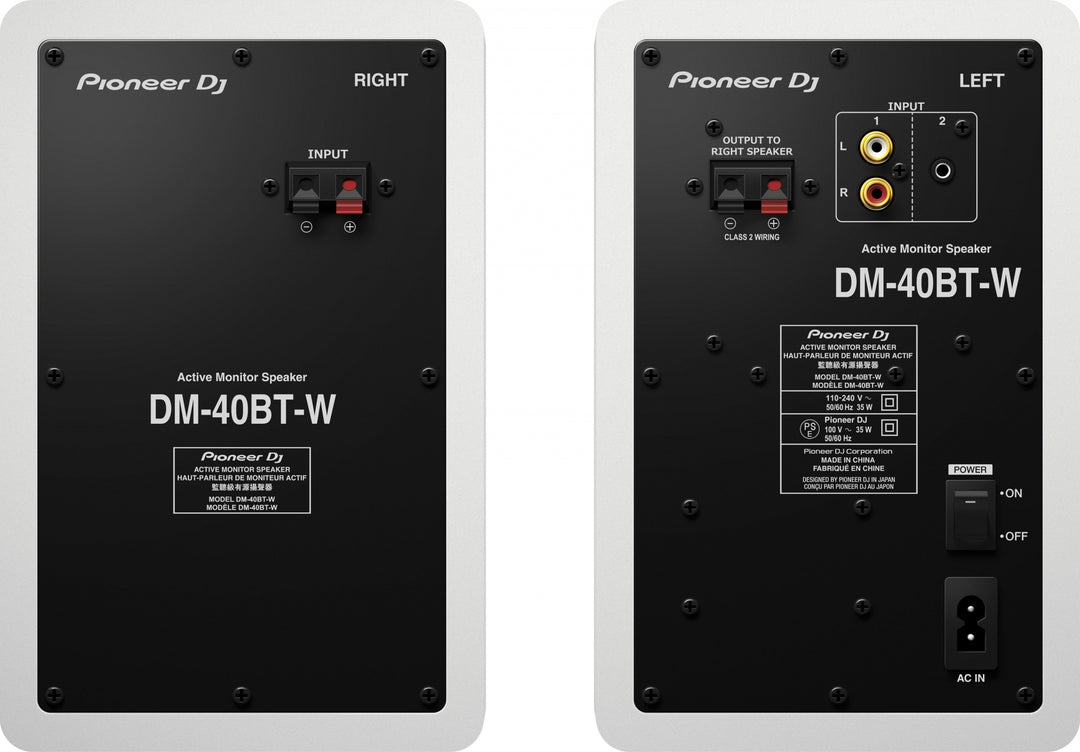 Audio-Technica AT-LP60XBT-WH + Pioneer DM-40BT-W Bluetooth højtalere