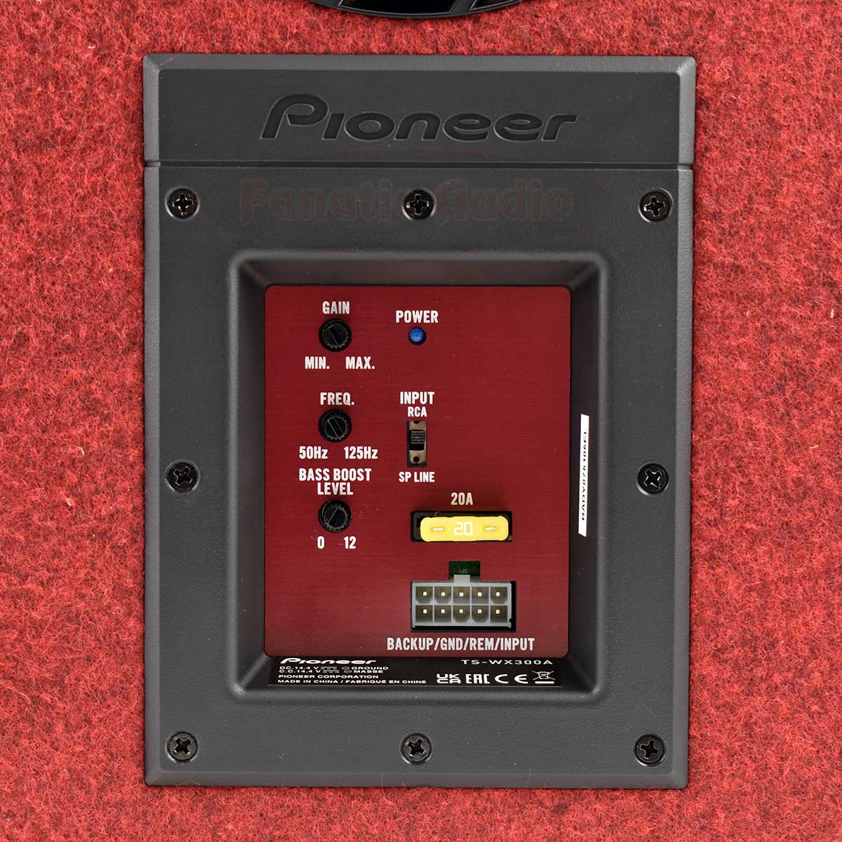 Pioneer TS-WX300A Aktiv Subwoofer m. Indbygget D-klasse Forstærker