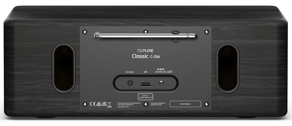 Pure Classic C-D6i Black/Black Ash