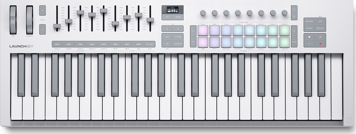 Novation Launchkey 49 MK4 MIDI-Keyboard (Hvid)