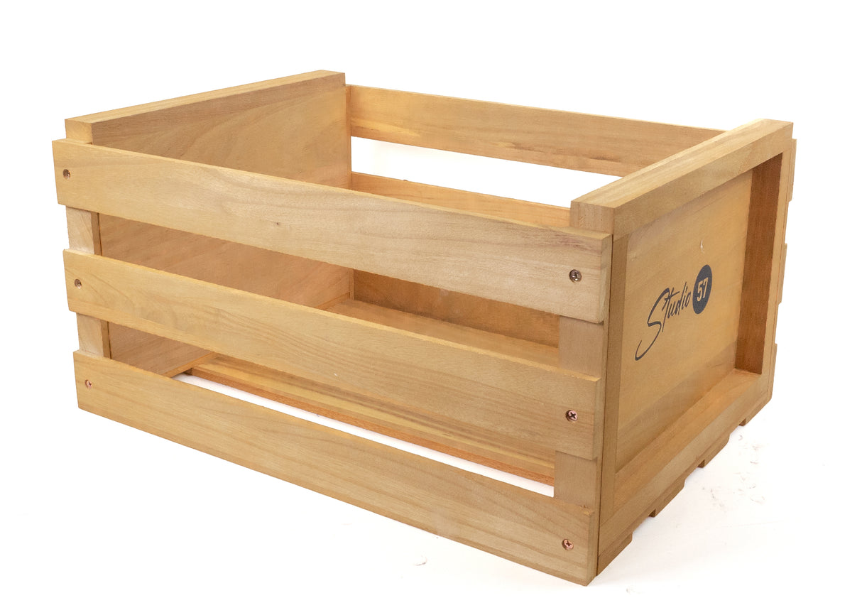 Studio 57 Pladekasse til LP plader (Lyst træ)