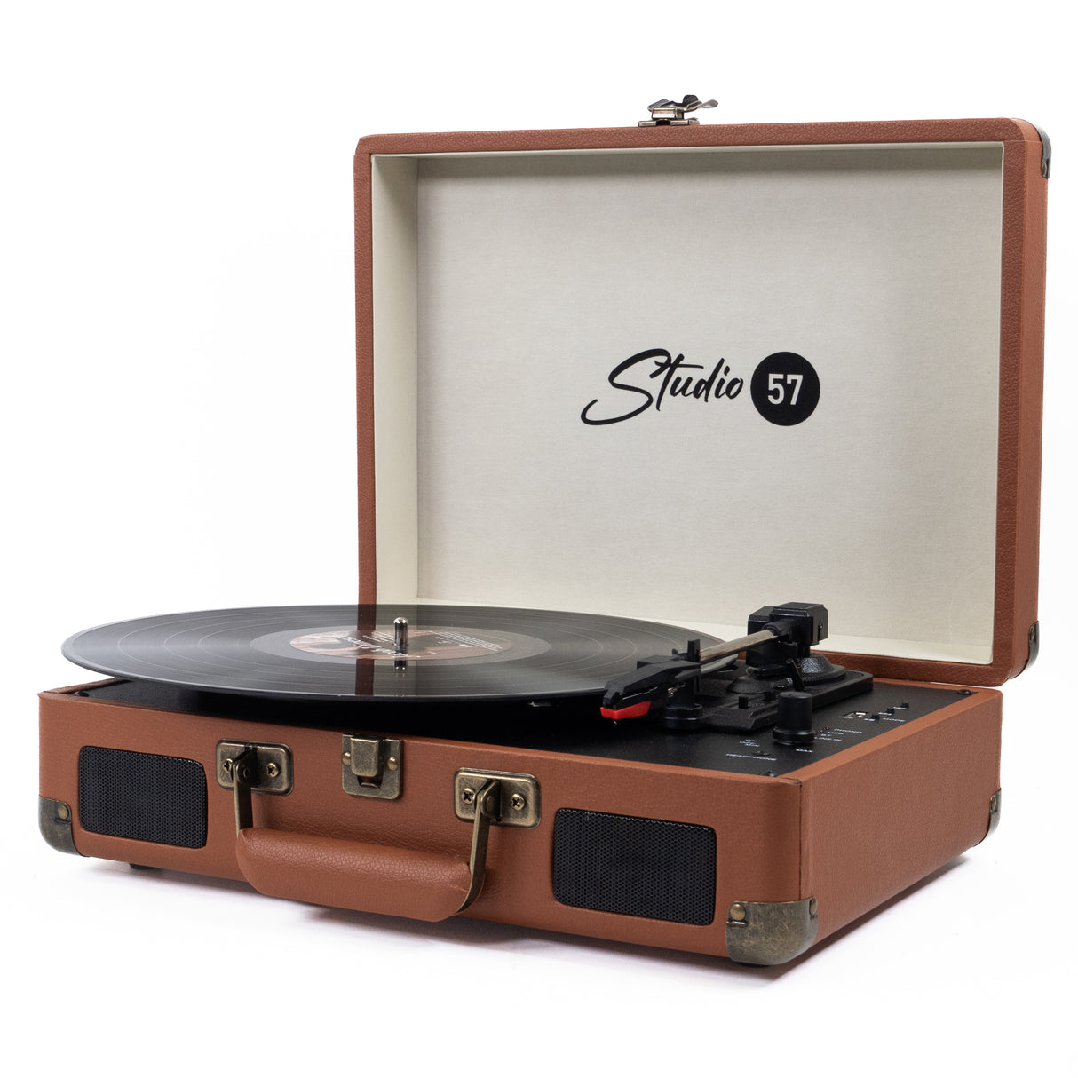 Studio 57 Journey Pladespiller (Brun)