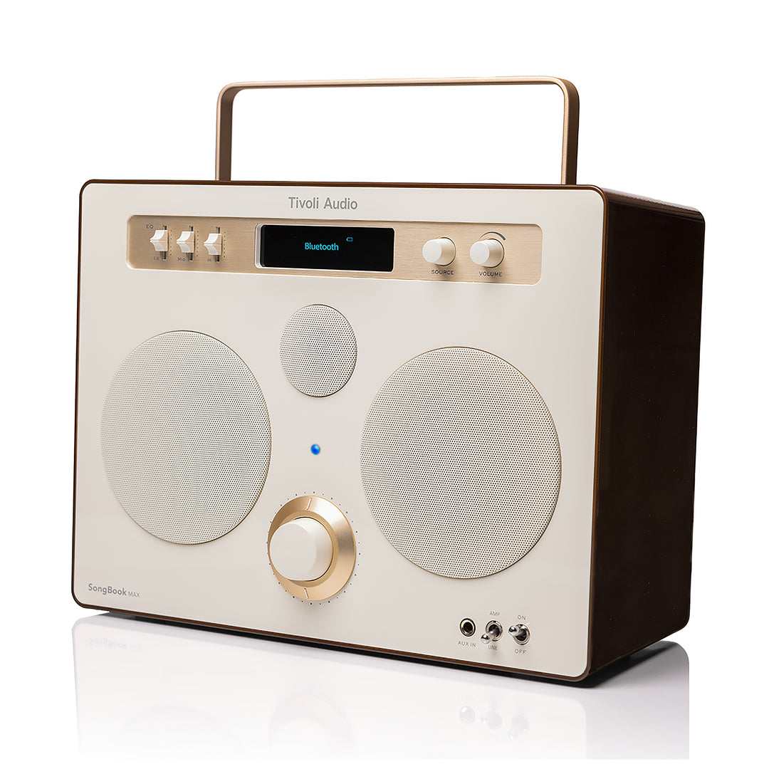 Tivoli Audio Song Book MAX Bluetooth Højttaler (Creme/Brun)