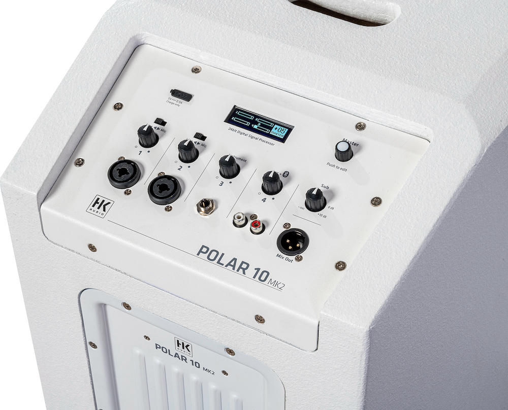 HK Audio Polar 10 MK2 - Søjlehøjttaler (Hvid)