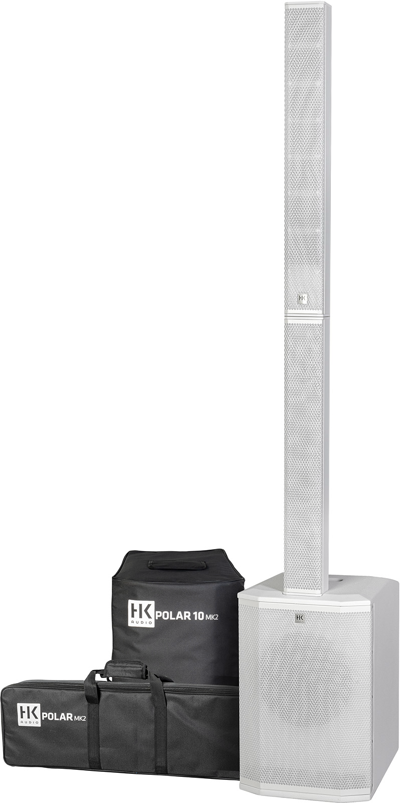 HK Audio Polar 10 MK2 - Søjlehøjttaler (Hvid)