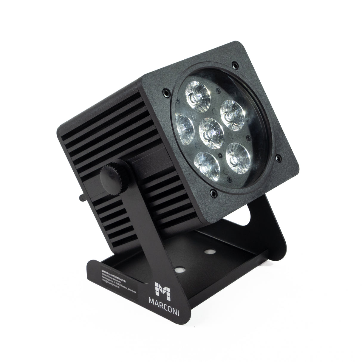 Marconi SIRIUS 6x18W RGBWA+UV IP65 Batterilampe