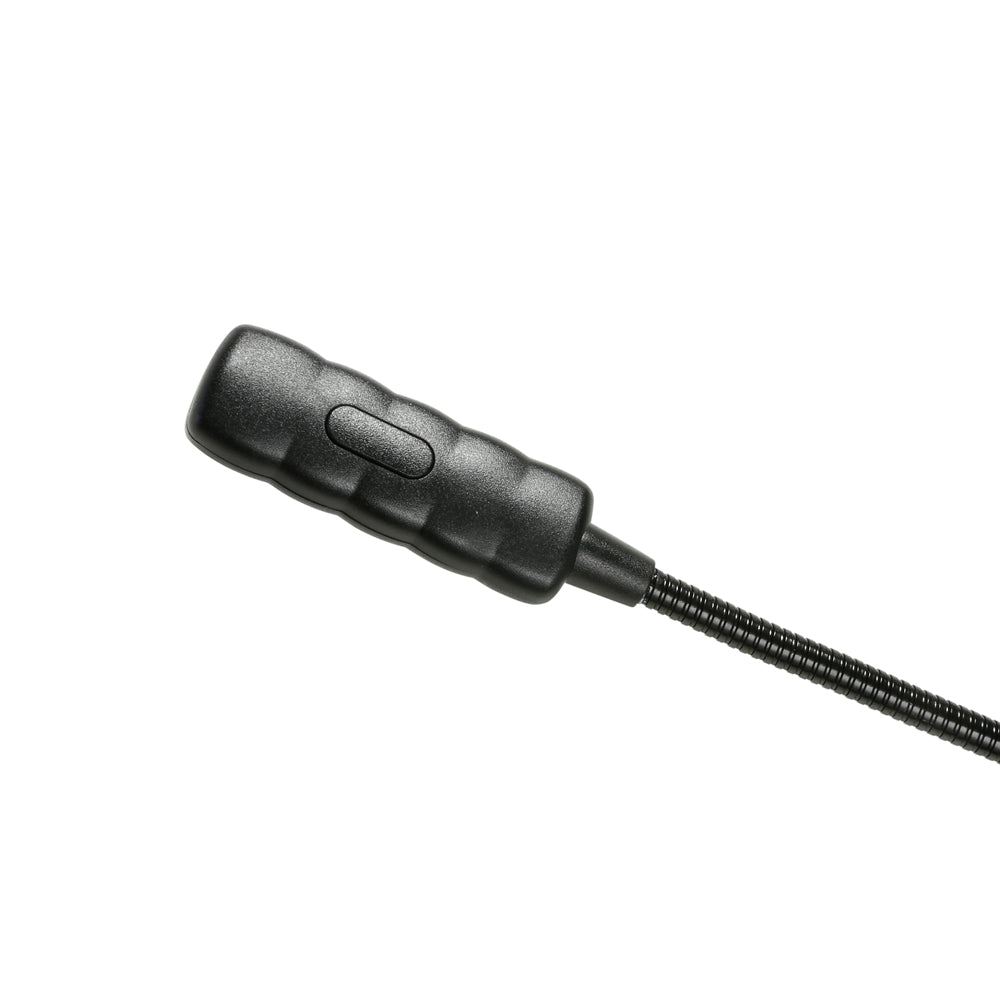Adam Hall Stands SLED 1 ULTRA USB C - Svanehalslampe, USB-stik, 4 COB-LED’er og valgfrie farver