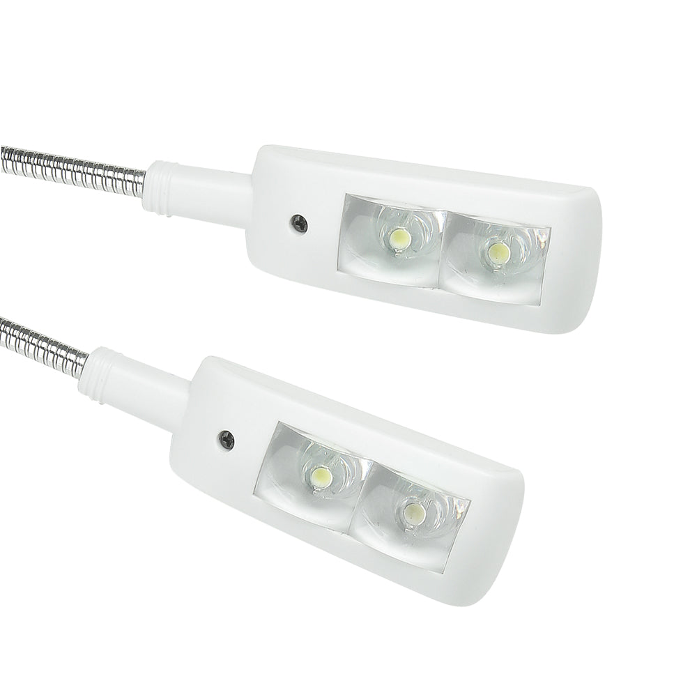 Adam Hall Stands SLED 2 PRO W - LED-lys til nodestativ, hvid